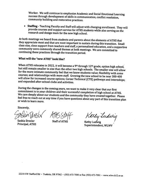 letter, page 2 